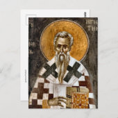 アンティオック正統キリスト教アイコンのイグネイシャス ポストカード (正面/裏面)