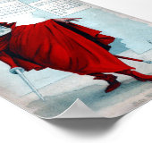 アンティカミアカレンダー骸骨悪魔ポスター ポスター (角)