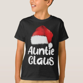 アンティクロースクリスマスファミリーマッチングサンタハットP Tシャツ
