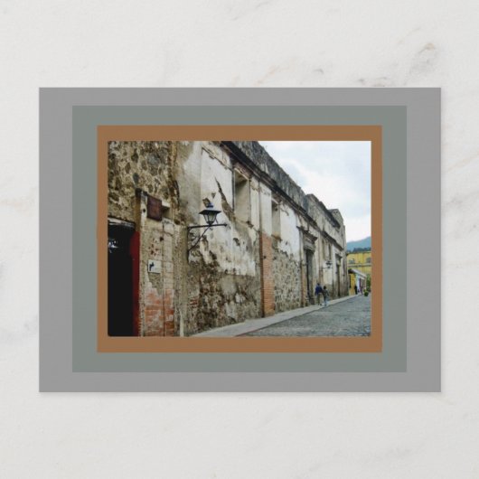 アンティグアの壁2 ポストカード (正面)