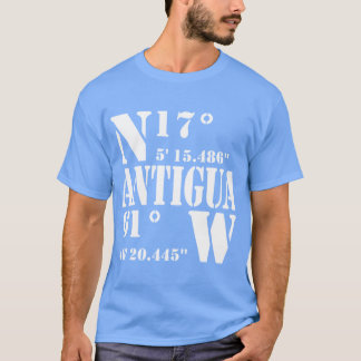 アンティグアの座標 少年 楽しい Tシャツ