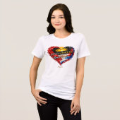 アンティグアの愛国的な色 トライブレンドＴシャツ (正面全面)