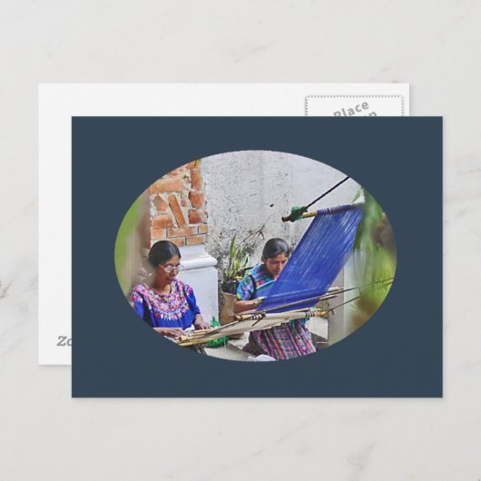 アンティグアの織り手 ポストカード (正面/裏面)