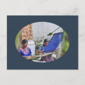 アンティグアの織り手 ポストカード (正面)