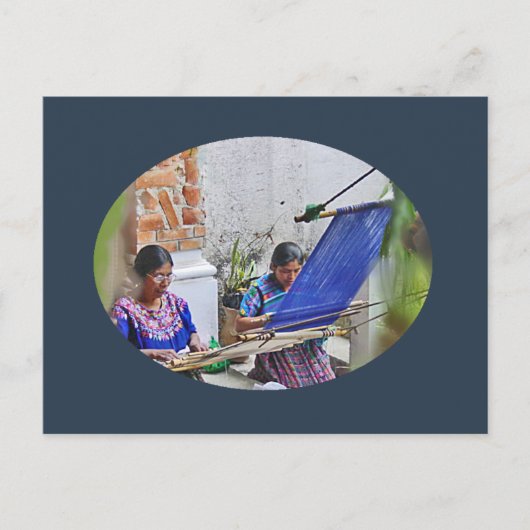 アンティグアの織り手 ポストカード (正面)