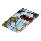 アンティグアの赤い公衆電話ブース マグネット (左側)