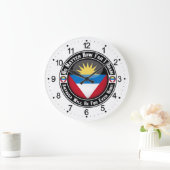 アンティグアは常に自宅の大きな壁時計のためになる ラージ壁時計 (ホーム)