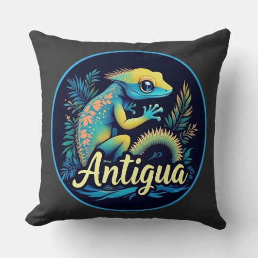 アンティグアアイランドゲカリブのッコ クッション (正面)