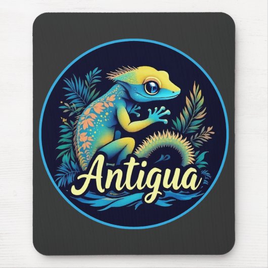 アンティグアアイランドゲカリブのッコ マウスパッド (正面)