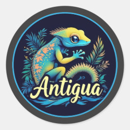 アンティグアアイランドゲカリブのッコ ラウンドシール