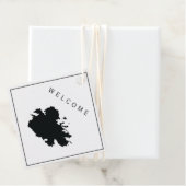 アンティグアウェルカムバッグギフト結婚ラベルforウィークエンド フェイバータグ (インサイチュ)