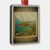 アンティグアカリブのオーナメントヴィンテージトラベル メタルオーナメント (右)