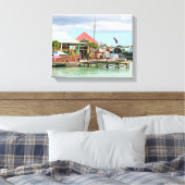 アンティグアカリブの島 キャンバスプリント (インサイチュ (寝室))