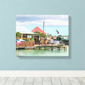 アンティグアカリブの島 キャンバスプリント (インサイチュ (ウッドフロア))