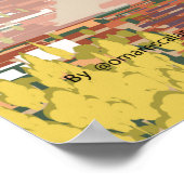 アンティグアグアテマラ旅行ポスター ポスター (角)