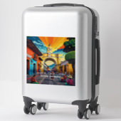 アンティグアグアテマラ旅行ヴィンテージレトロ シール (スーツケース)