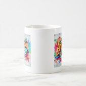 アンティグアグラフィティビベス：アイランド通りアートEd コーヒーマグカップ (中央)