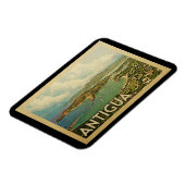 アンティグアマグネットヴィンテージ旅行 マグネット (左側)