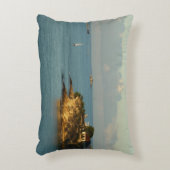 アンティグアンコーストビューティフルアイランドシースケープ アクセントクッション (正面(垂直))