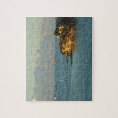 アンティグアンコーストビューティフルアイランドシースケープ ジグソーパズル (縦)