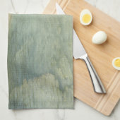 アンティグアンビーチ美しい熱帯風景 キッチンタオル (四つ折り)