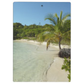 アンティグアンビーチ美しい熱帯風景 クリップボード (裏面)