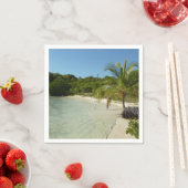 アンティグアンビーチ美しい熱帯風景 スタンダードカクテルナプキン (インサイチュ)