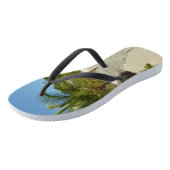 アンティグアンビーチ美しい熱帯風景 ビーチサンダル (アングル)