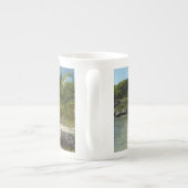 アンティグアンビーチ美しい熱帯風景 ボーンチャイナマグカップ (裏面)