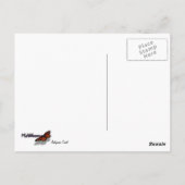 アンティグアンビーチ美しい熱帯風景 ポストカード (裏面)