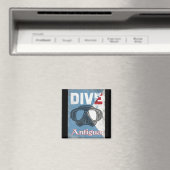 アンティグアヴィンテージスキューバダイビングマスク マグネット (インサイチュ (食洗機))