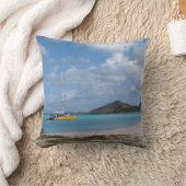 アンティグア枕のリバーシブル風景写真 クッション (ブランケット)