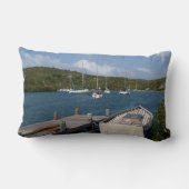 アンティグア枕のリバーシブル風景写真 ランバークッション (裏面)