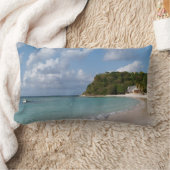 アンティグア枕のリバーシブル風景写真 ランバークッション (ブランケット)