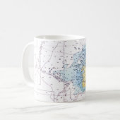 アンティグア海図マグ コーヒーマグカップ (正面左)