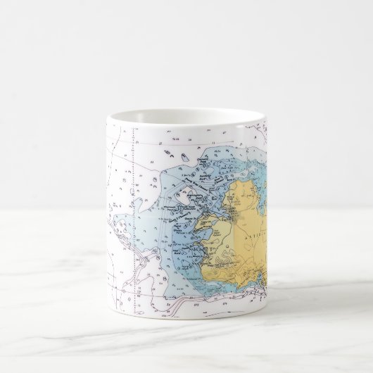 アンティグア海図マグ コーヒーマグカップ (中央)