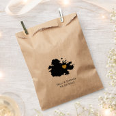 アンティグア結婚式の引き出物トリートサックス、マップ抱き枕 フェイバーバッグ (クリップ留めされた状態)