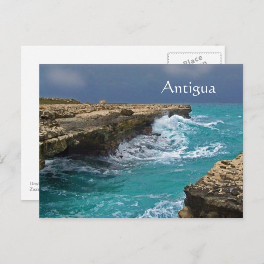 アンティグア、ウェストインデス、お土産はがき ポストカード (正面/裏面)