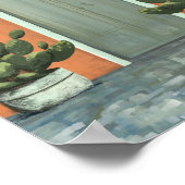 アンティグア・グアテマラ・ヴィンテージ旅行ポスター ポスター (角)