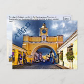 アンティグア，グアテマラ，中央アメリカ ポストカード (正面/裏面)