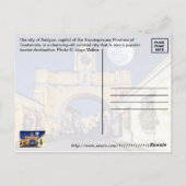 アンティグア，グアテマラ，中央アメリカ ポストカード (裏面)