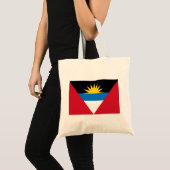 アンティグア・バーブーダの国旗 トートバッグ (正面(商品))
