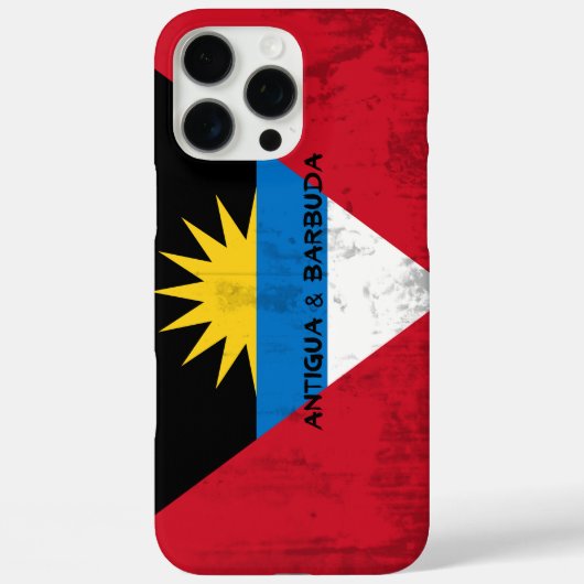 アンティグア・バーブーダグランジ国旗「見た目」 Case-Mate iPhoneケース (裏面)