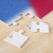 アンティグア・バーブーダ和平国旗。 ジグソーパズル (側面)