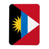 アンティグア・バーブーダ国旗のプレミアムマグネット マグネット (縦)