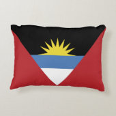 アンティグア・バーブーダ国旗 アクセントクッション (裏面)