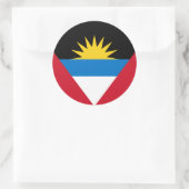 アンティグア・バーブーダ国旗、アンティグア・バーブーダン ラウンドシール (バッグ)