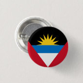 アンティグア・バーブーダ国旗、アンティグア・バーブーダン 缶バッジ (正面&裏面)