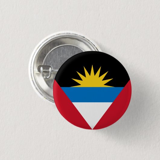 アンティグア・バーブーダ国旗、アンティグア・バーブーダン 缶バッジ (正面&裏面)