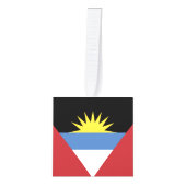 アンティグア・バーブーダ国旗 キューブオーナメント (正面)